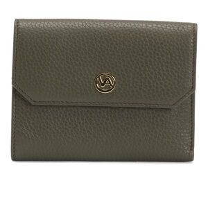 Valentina Leather Wallet in Olive One Size NWT